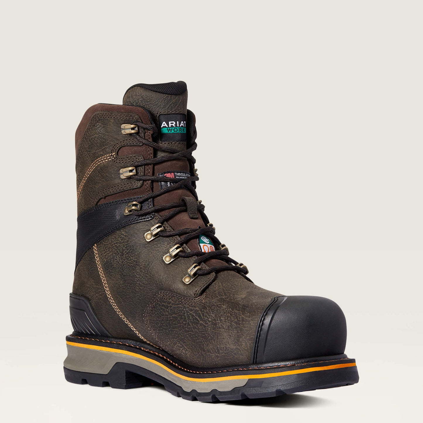 Ariat Stump Jumper 8" CSA Glacier Grip Waterproof 600g Composite Toe Work Boot