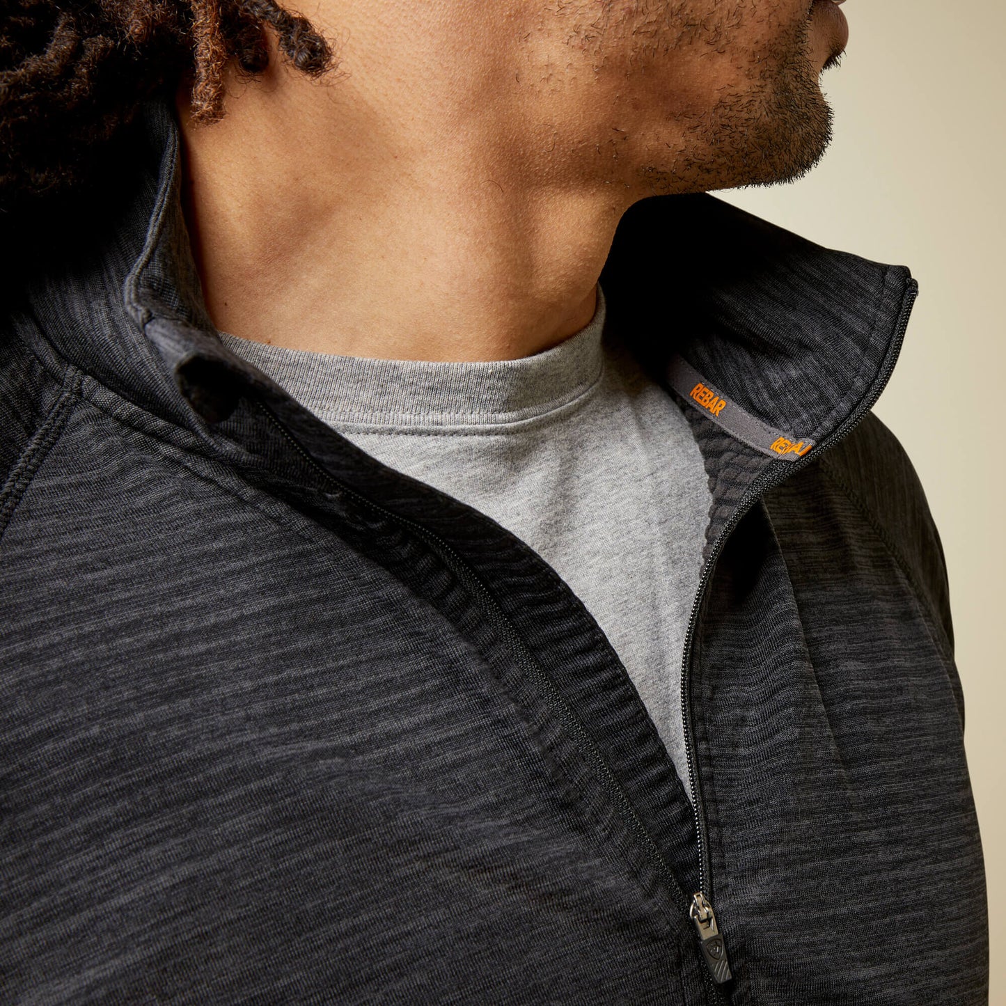 Ariat Rebar Gridwork Baselayer 1/4 Zip T-Shirt