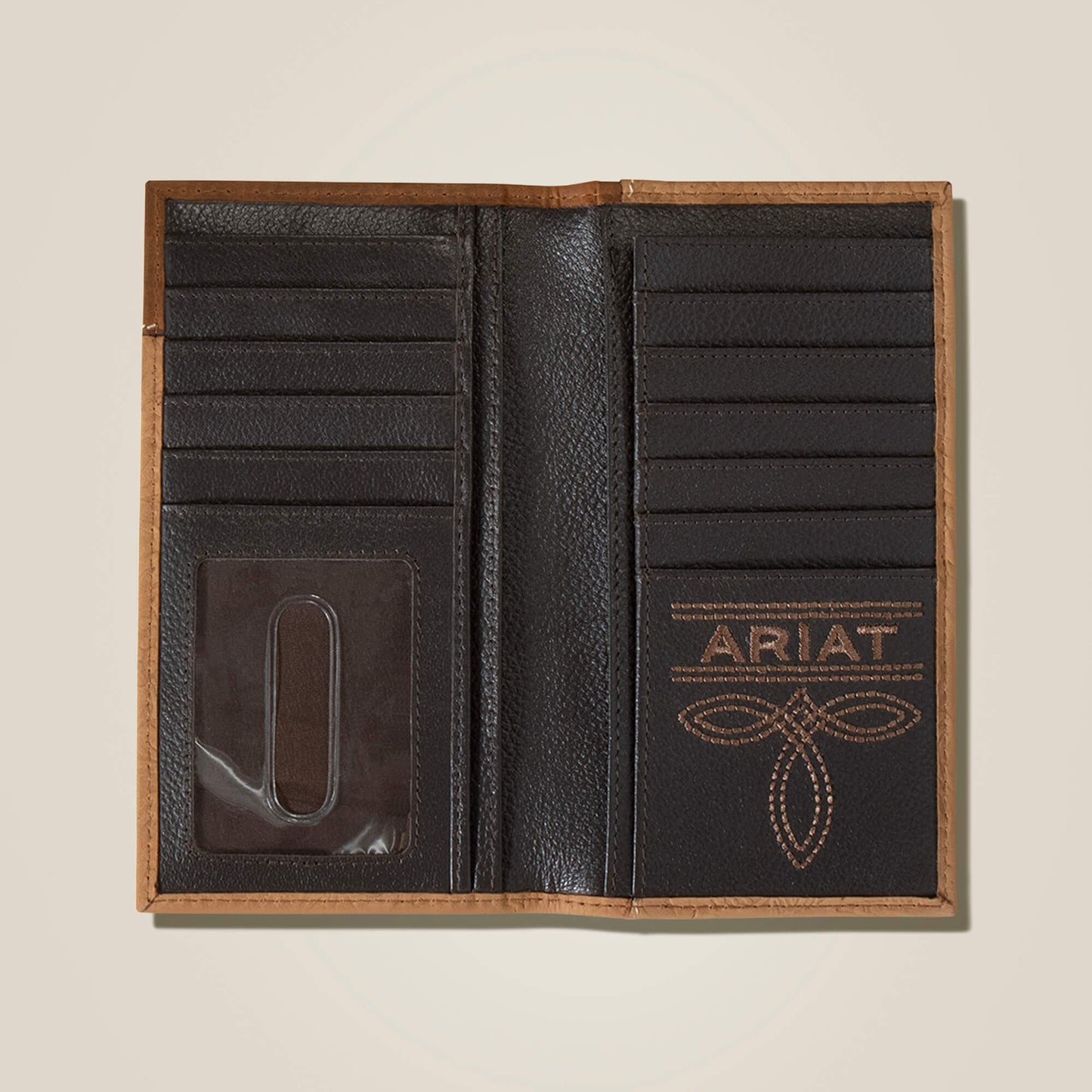 Ariat Tooled Leather Rodeo Wallet