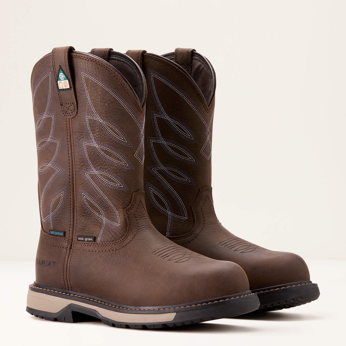 Ariat Riveter CSA Glacier Grip Waterproof 400g Composite Toe Work Boot