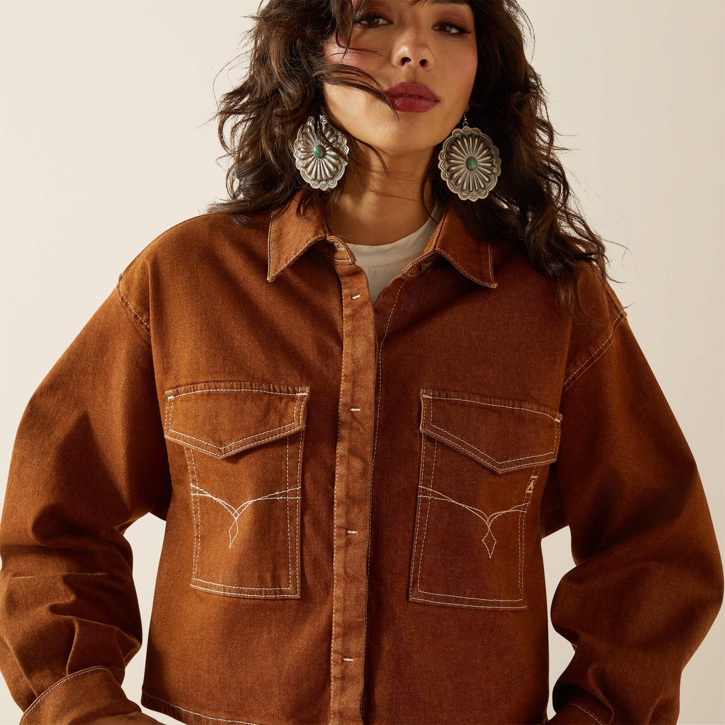 Ariat Boxy Cropped Denim Jacket