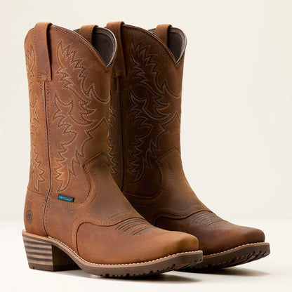 Ariat Hybrid Roughstock Square Toe Waterproof Cowboy Boot