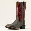 CHARCOAL GREY HIPPO PRINT/BURGUNDY HAZE