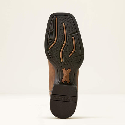 Ariat Sport Steer Skull Wide Square Toe Cowboy Boot