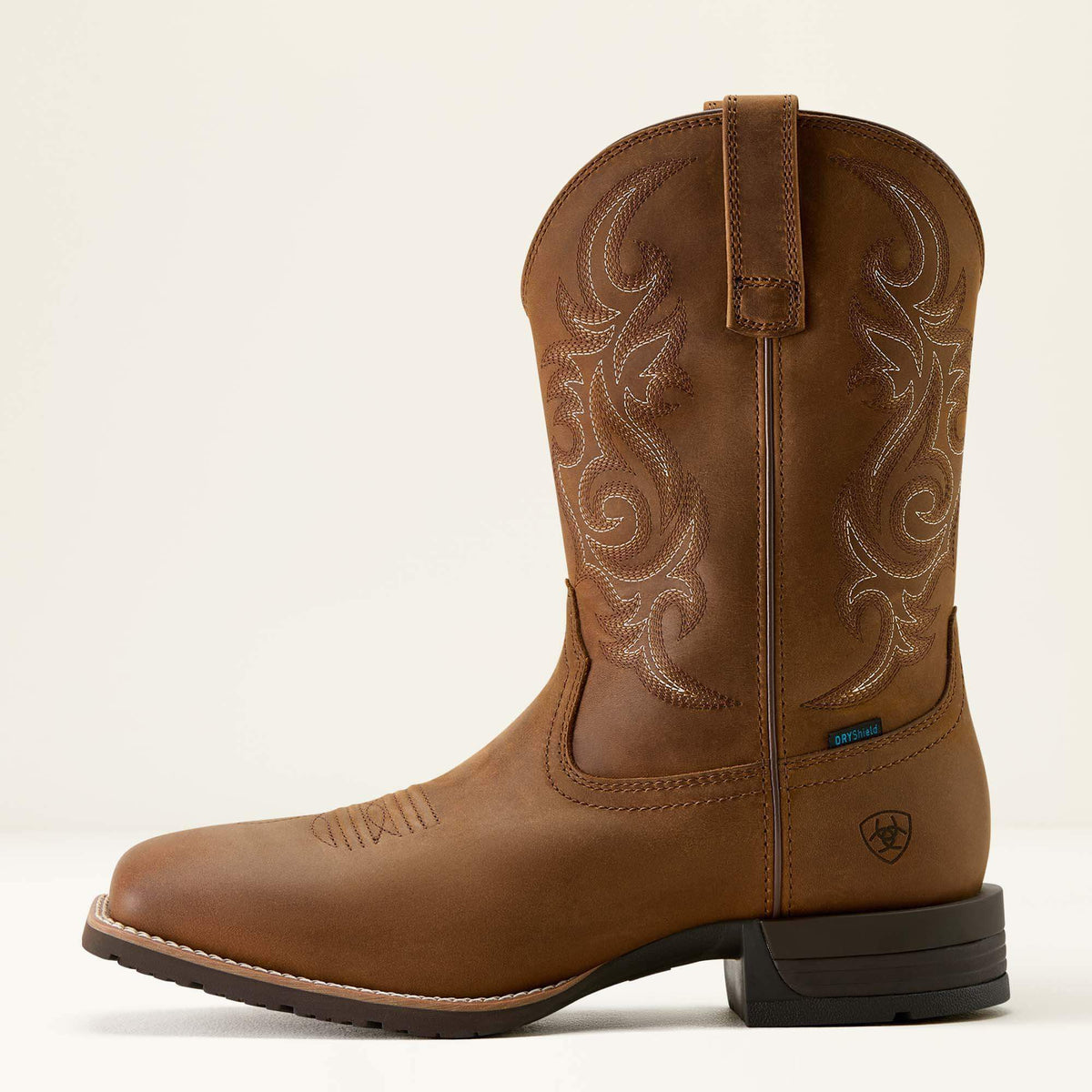 Ariat Hybrid Ranchway Waterproof Wide Square Toe Cowboy Boot