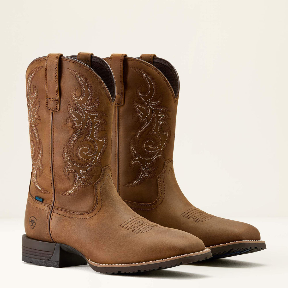 Ariat Hybrid Ranchway Waterproof Wide Square Toe Cowboy Boot