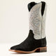 BLACK ROUGHOUT/SHREDDED WHITE