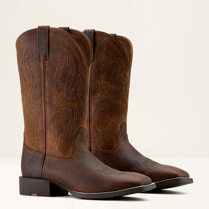 Ariat Sport Rustler Wide Square Toe Cowboy Boot