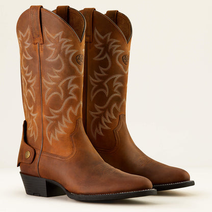 Ariat Heritage R Toe EZ Zip Western Boot