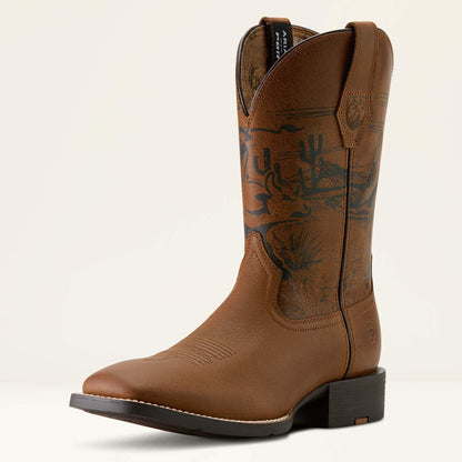 Ariat Sport PBR Wide Square Toe Cowboy Boot