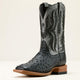 BLACK FULL QUILL OSTRICH/SILVER METALLIC