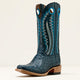 BLUE FULL QUILL OSTRICH/STONE BLUE