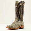 PLATINUM FULL QUILL OSTRICH/TOFFEE CRUNC