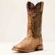 HONEY TAN FULL QUILL OSTRICH/CHESTNUT BR