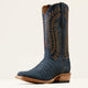 NAVY SUEDED CAIMAN BELLY/PREMIUM DENIM