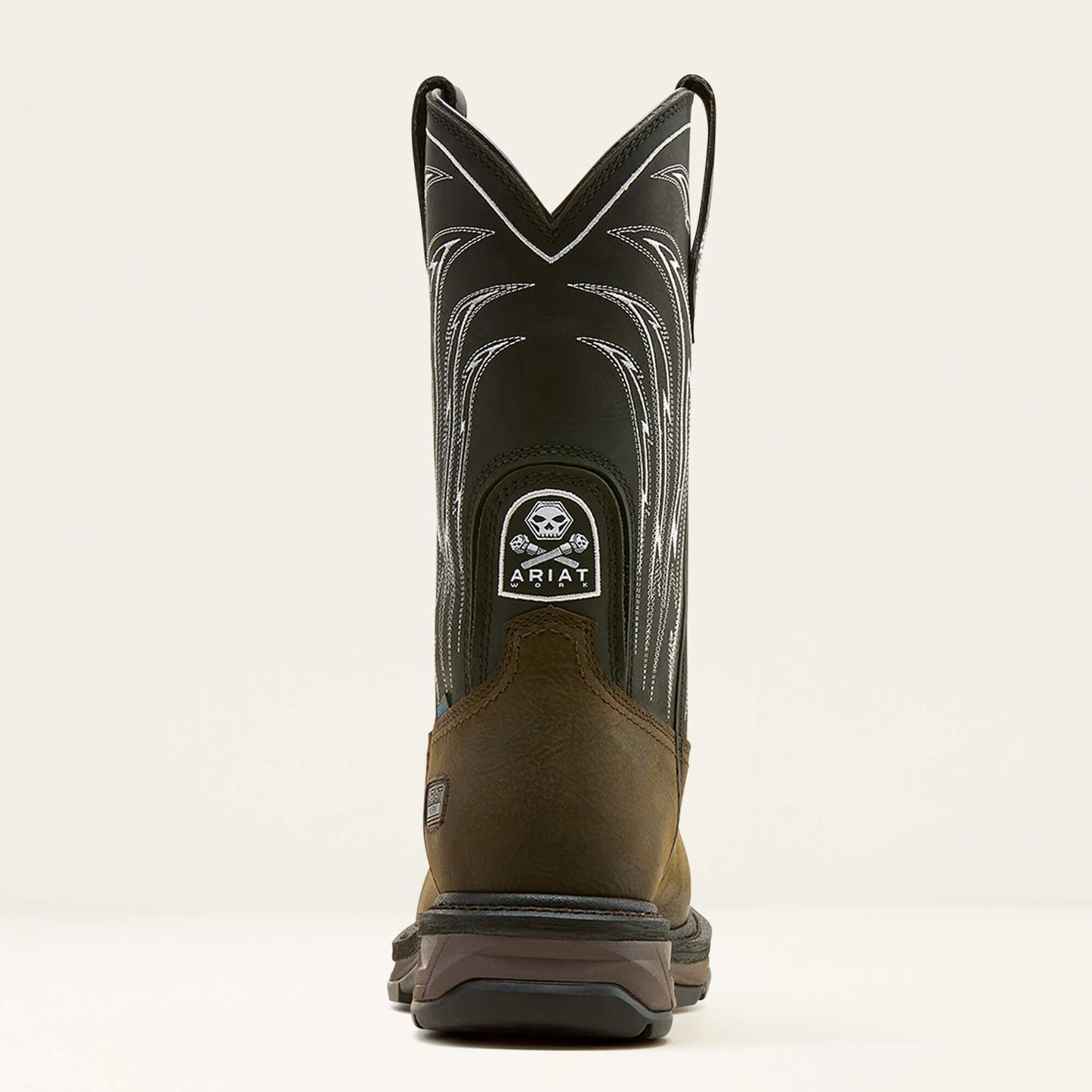 Ariat WorkHog XT Bolt Skull Waterproof Wide Square Toe Carbon Toe Work Boot