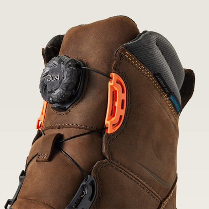Ariat WorkHog XT 8" BOA Waterproof Carbon Toe Work Boot
