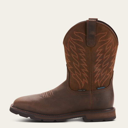 Ariat Groundbreaker Wide Square Toe Waterproof Steel Toe Work Boot