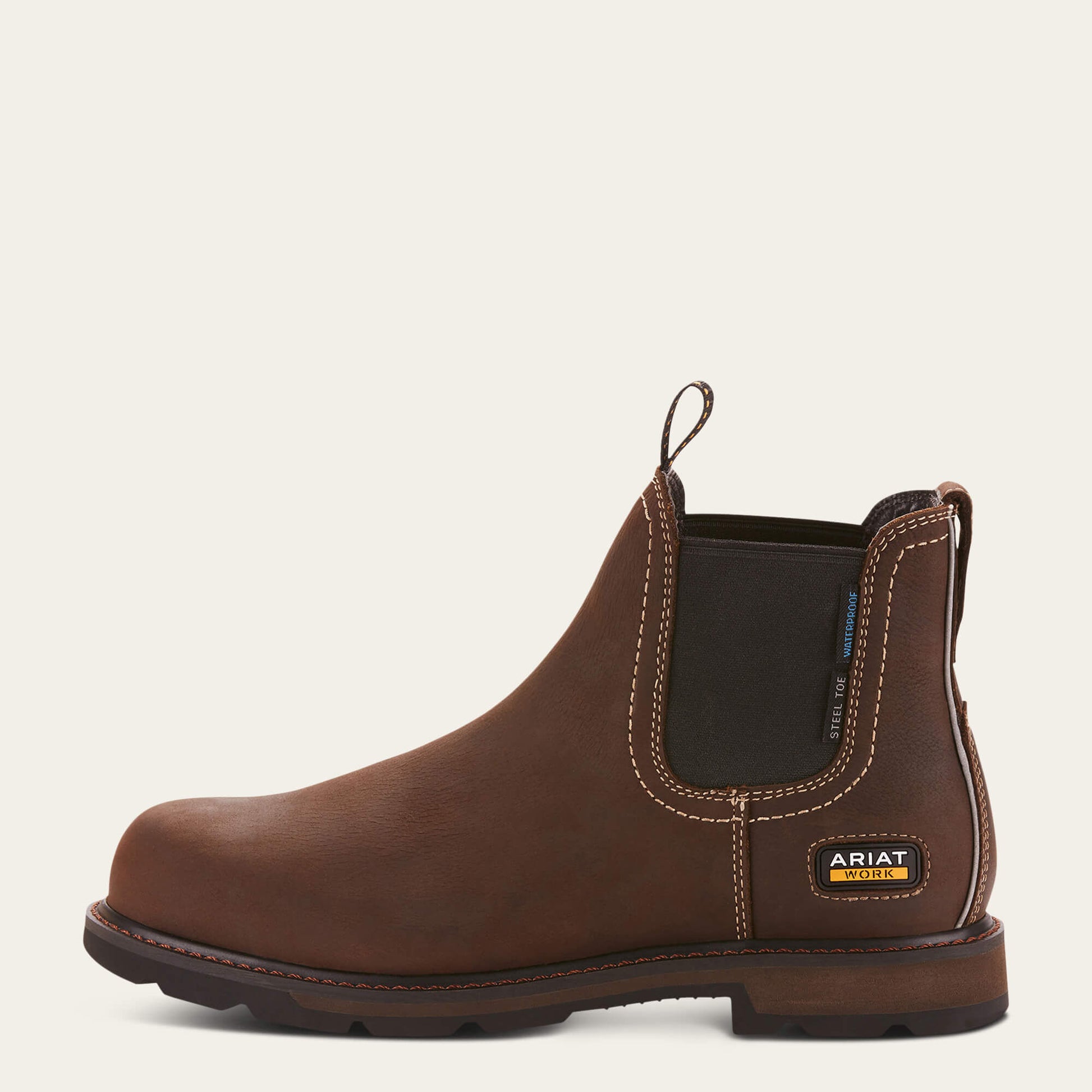 Ariat Groundbreaker Chelsea Waterproof Steel Toe Work Boot
