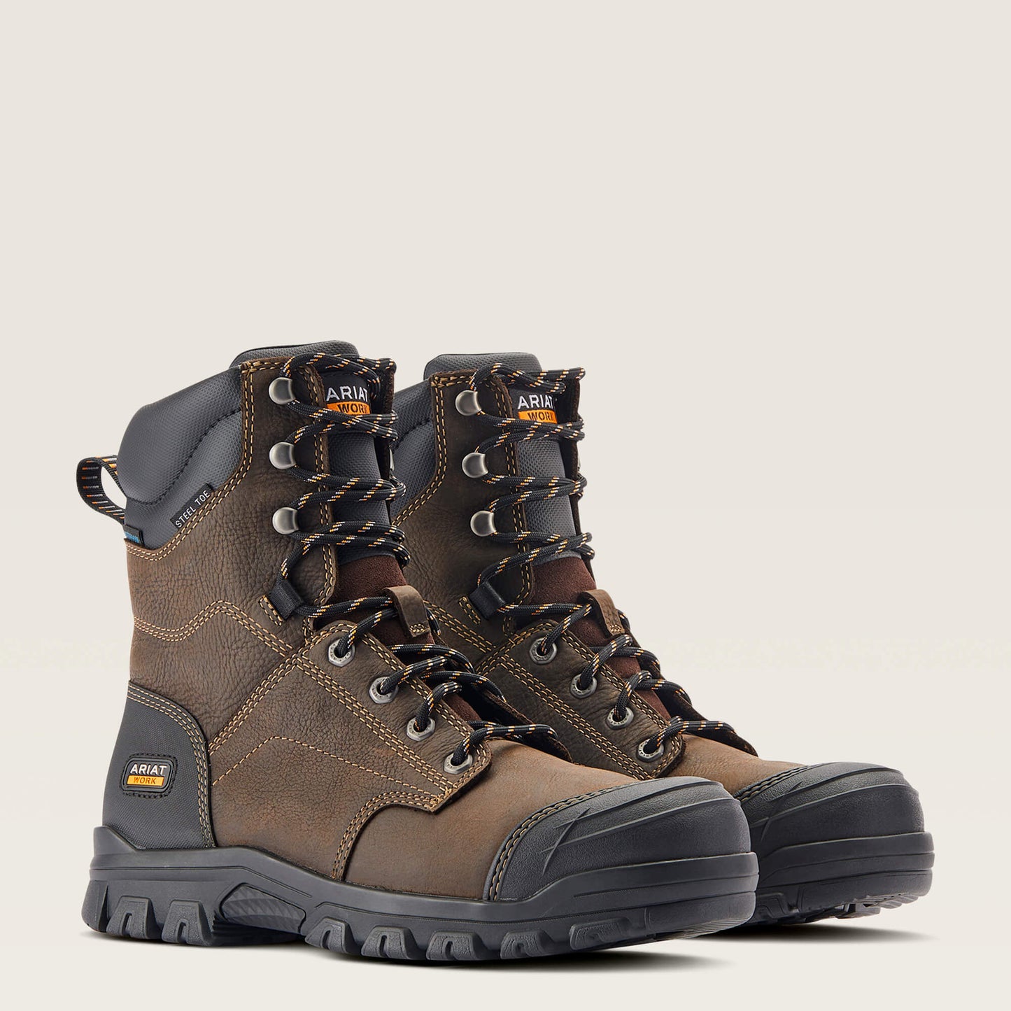 Ariat Treadfast 8" Waterproof Steel Toe Work Boot