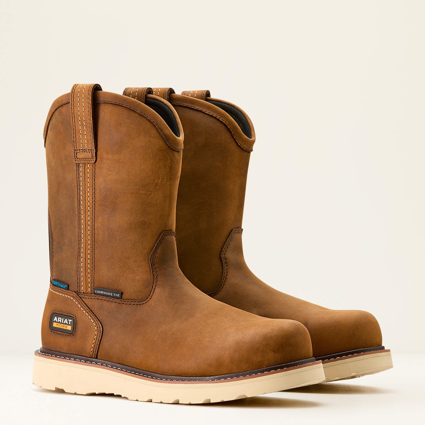 Ariat Rebar Wedge Pull-On Waterproof Composite Toe Work Boot