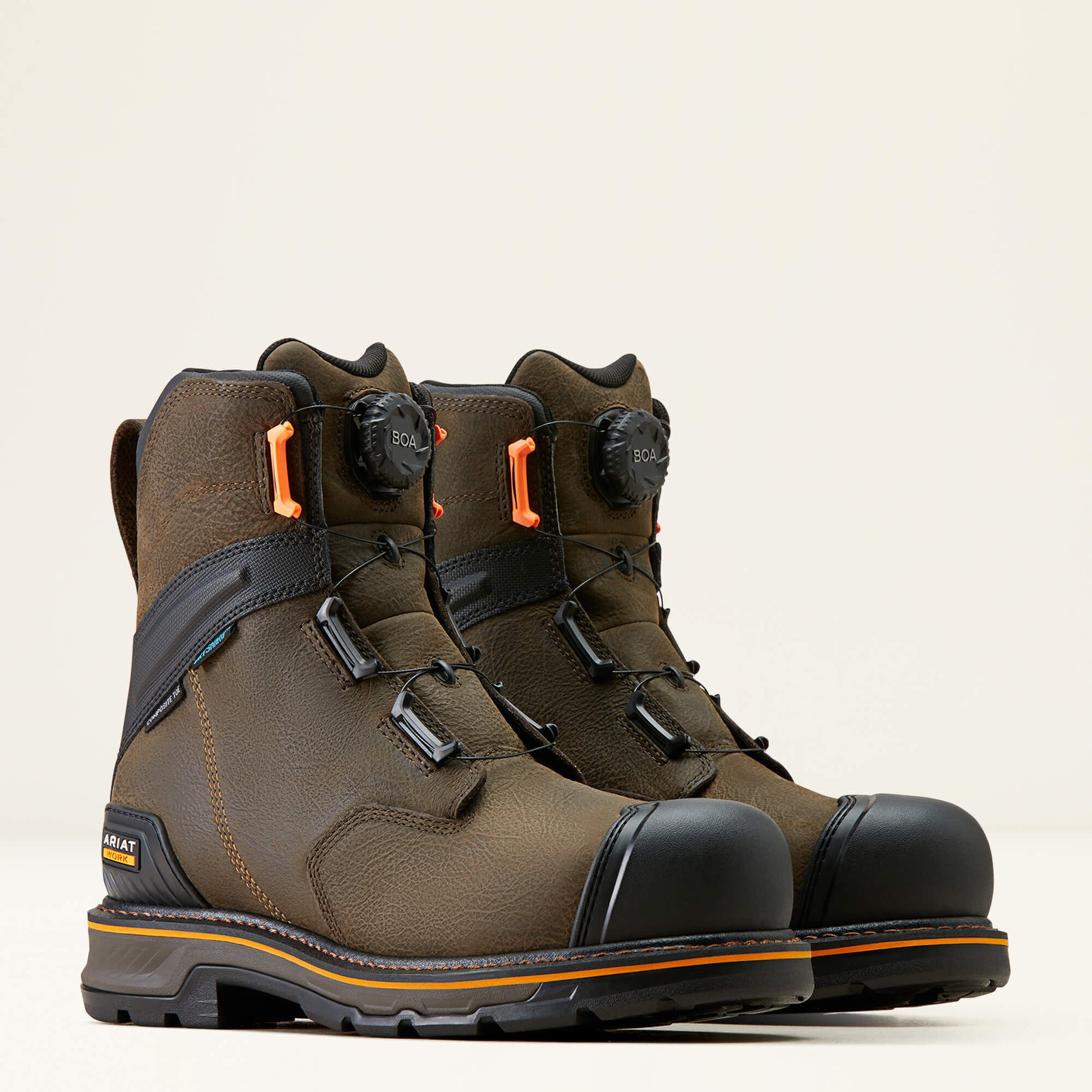 Ariat Stump Jumper 8" BOA Waterproof Composite Toe Work Boot