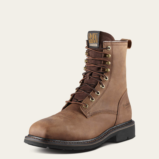 Ariat Cascade 8" Wide Square Toe Steel Toe Work Boot