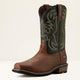 BROWN CROCO PRINT/BRAVO BROWN