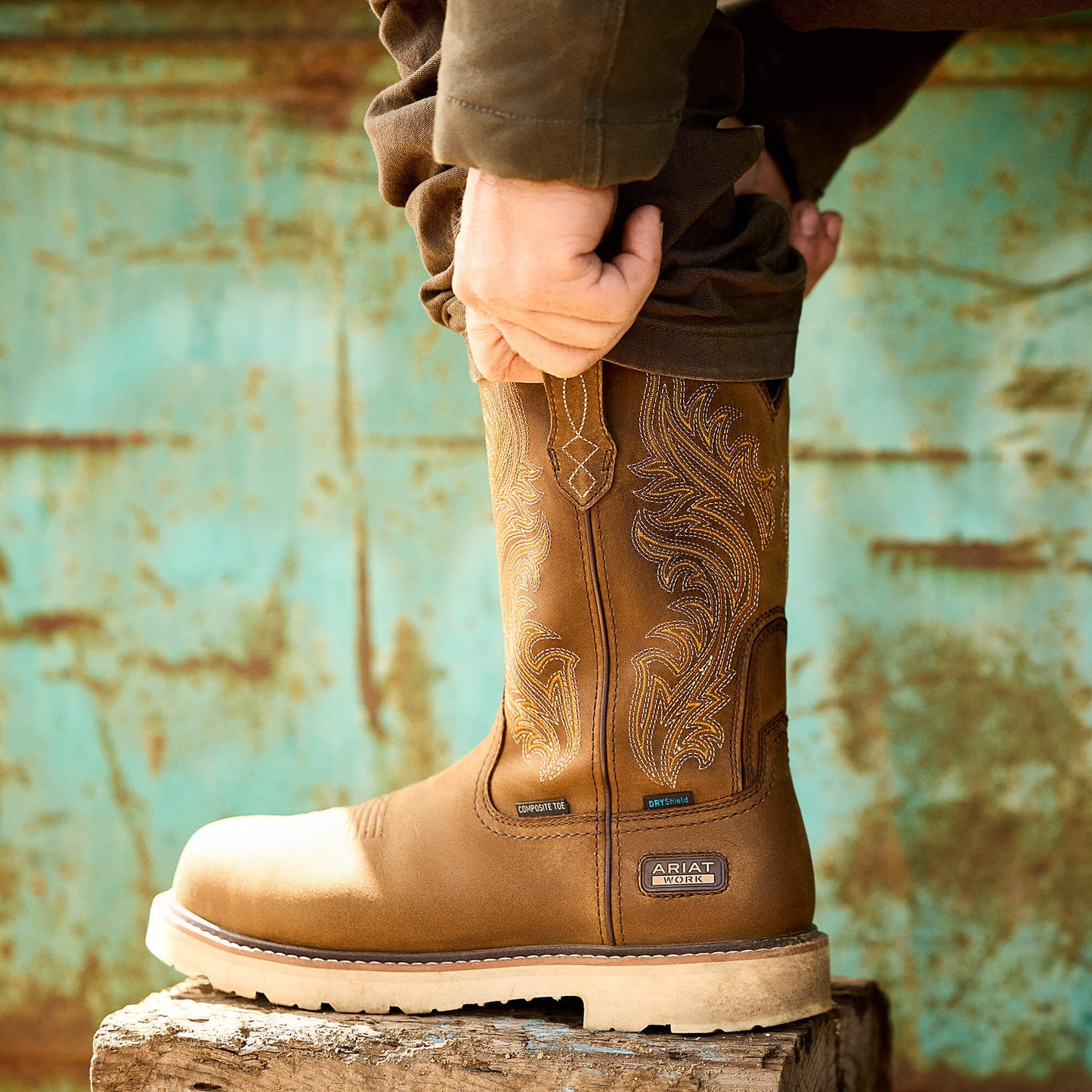 Ariat Activator Argo Waterproof Round Toe Composite Toe Work Boot