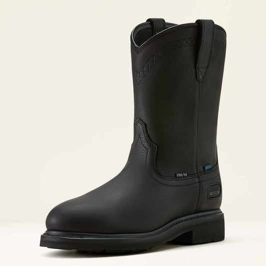Ariat Sierra Waterproof Roper Toe Steel Toe Work Boot