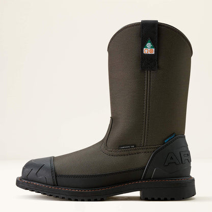 Ariat RigTEK Wildcat Pull-On CSA Waterproof Wide Square Toe Composite Toe Work Boot