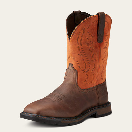 Ariat Groundbreaker Wide Square Toe Steel Toe Work Boot