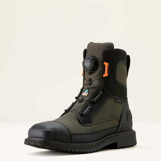 Ariat RigTEK Wildcat BOA 8" CSA Waterproof Wide Square Toe Composite Toe Work Boot