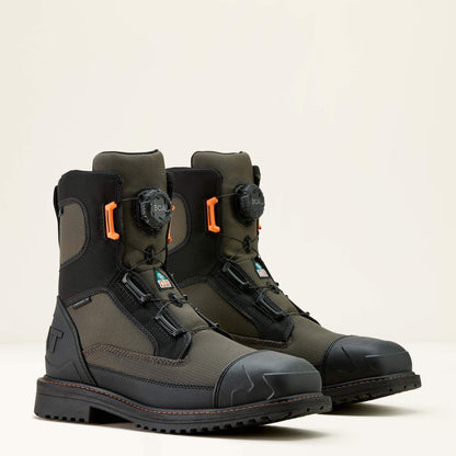 Ariat RigTEK Wildcat BOA 8" CSA Waterproof Wide Square Toe Composite Toe Work Boot