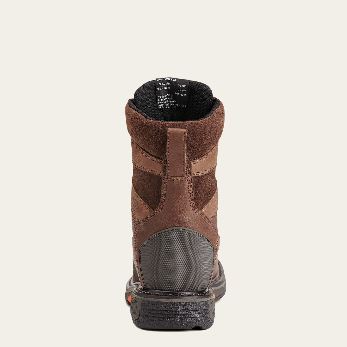 Ariat OverDrive 8" Wide Square Toe Waterproof Composite Toe Work Boot