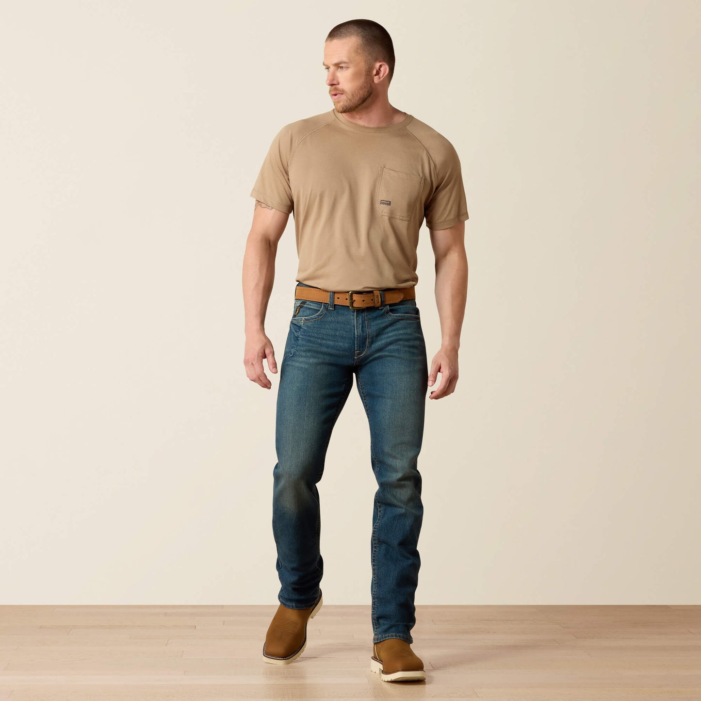 Ariat Men's Slim Fit Work Pants - Rebar Denim