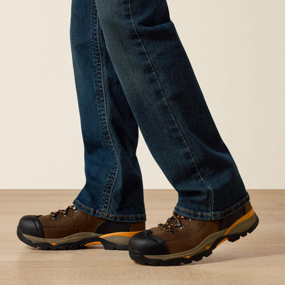 Ariat Men's Low Rise, Bootcut Work Pants - Rebar Denim