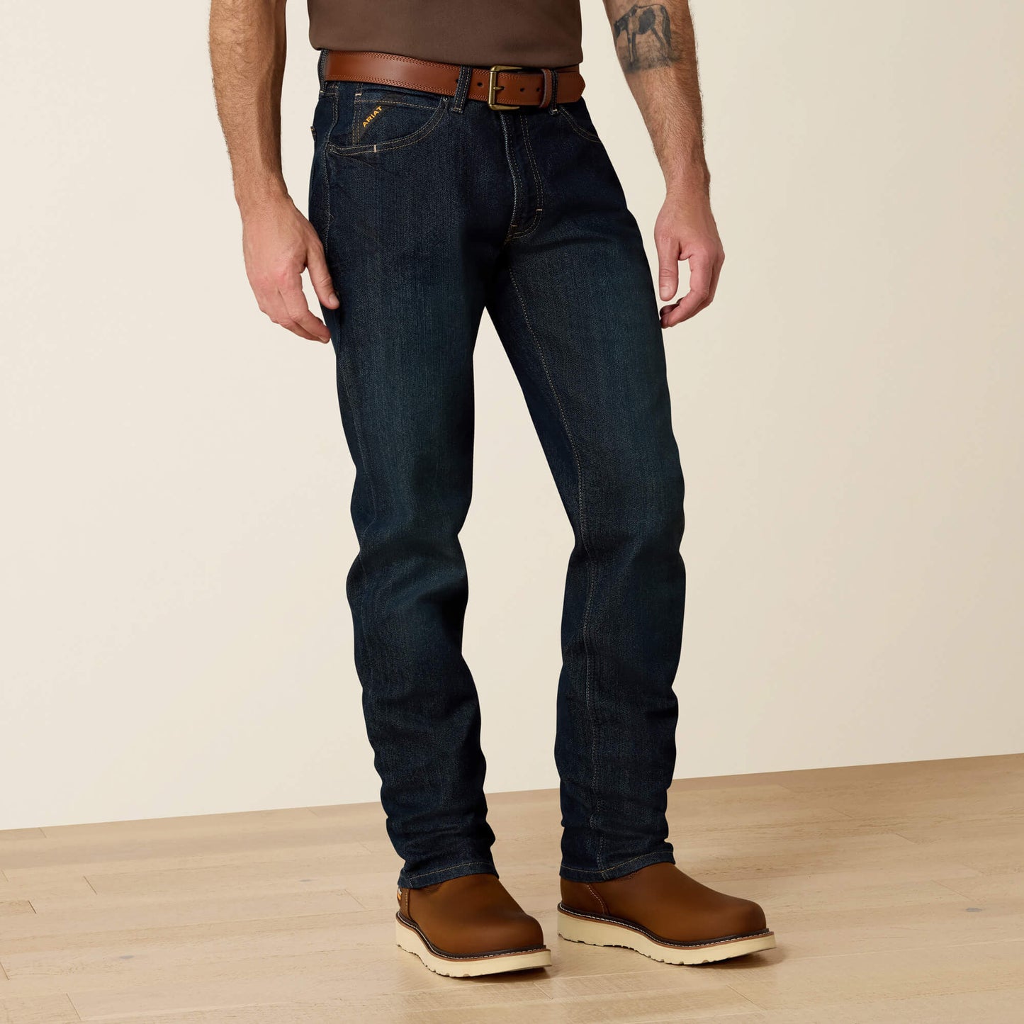 Ariat Rebar M4 Relaxed DuraStretch Basic Stackable Straight Leg Jean