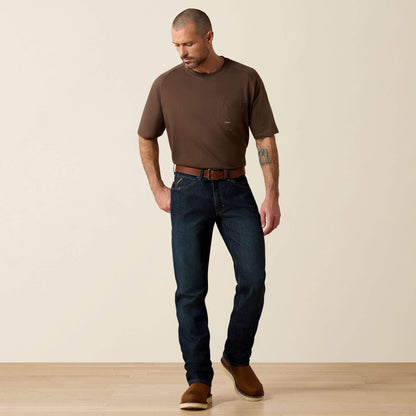 Ariat Rebar M4 Relaxed DuraStretch Basic Stackable Straight Leg Jean
