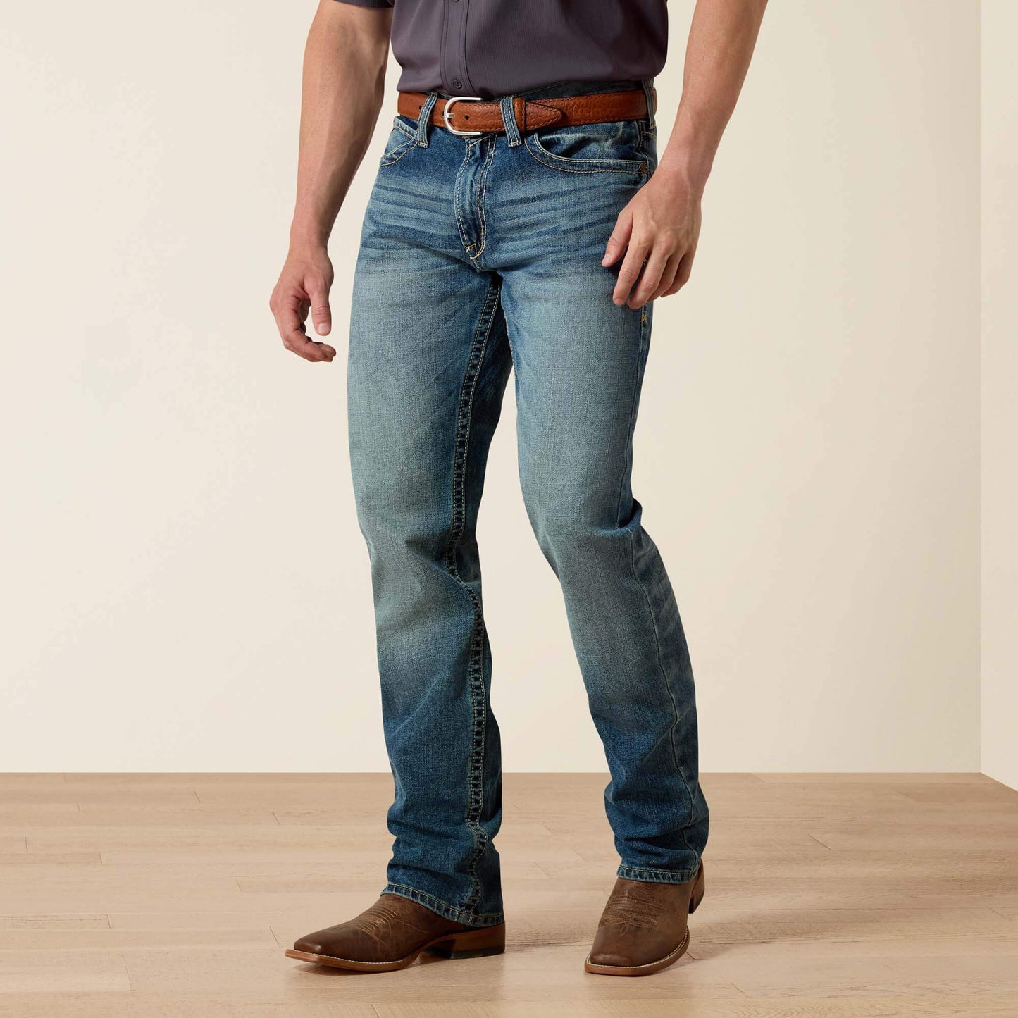 Ariat M4 Low Rise Stretch Shoreway Stackable Straight Leg Jean