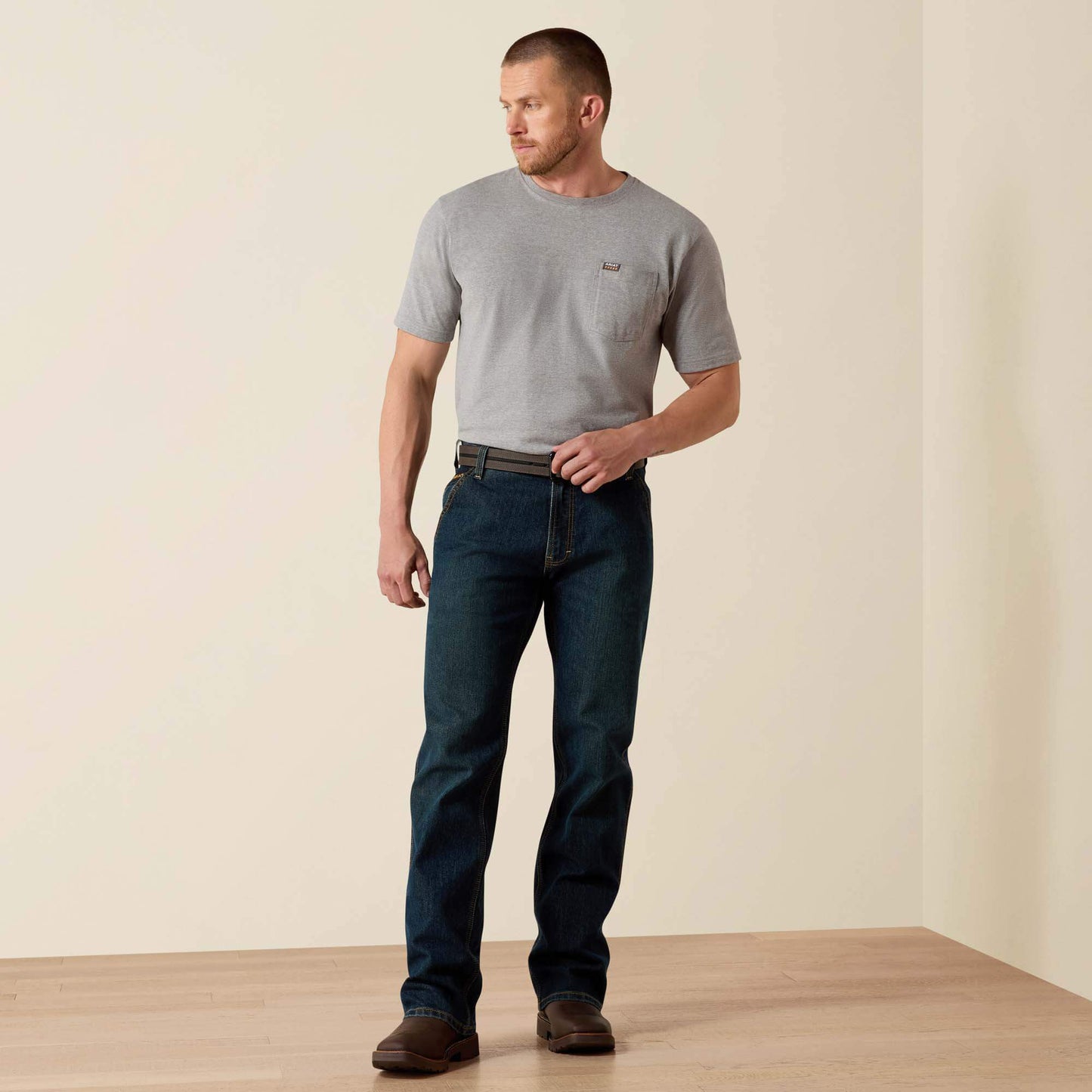 Ariat Rebar M4 Low Rise DuraStretch Workhorse Boot Cut Jean