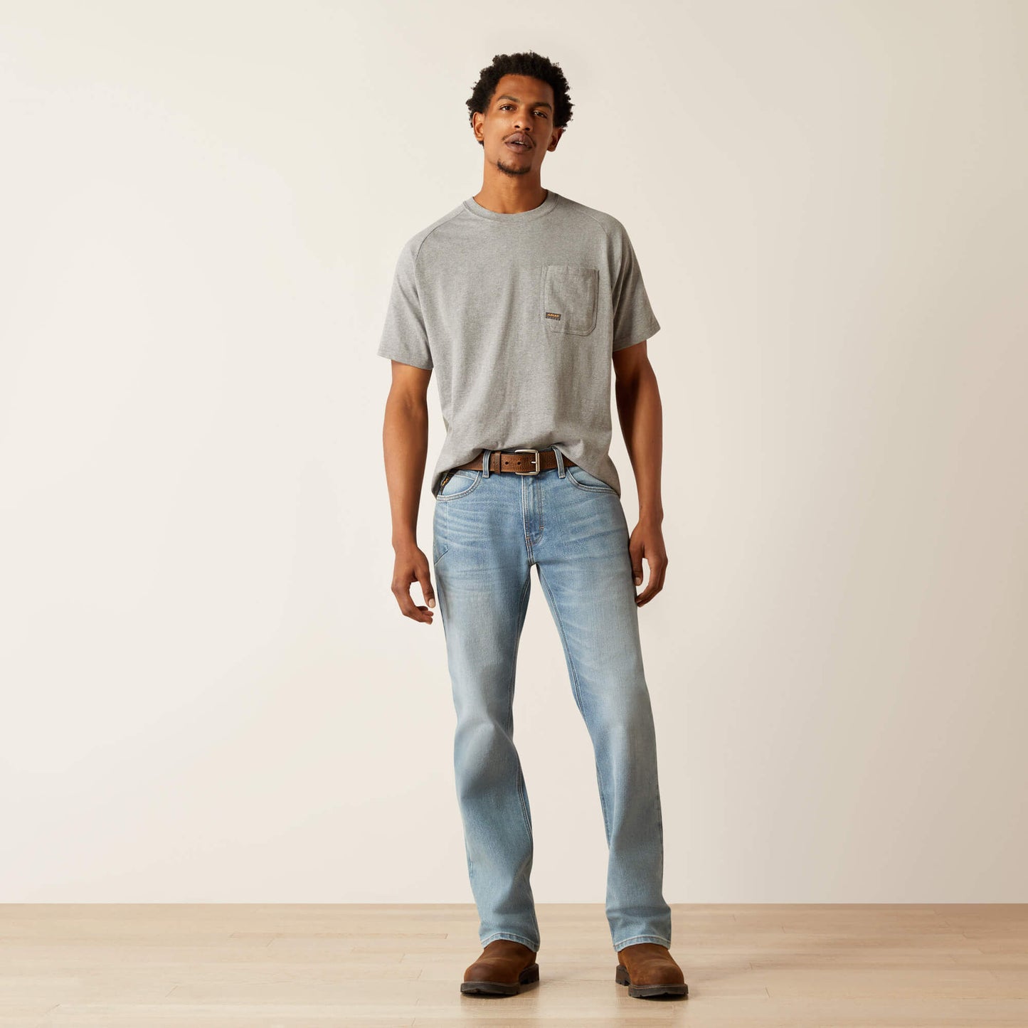 Ariat Rebar M4 Relaxed DuraStretch Basic Stackable Straight Leg Jean