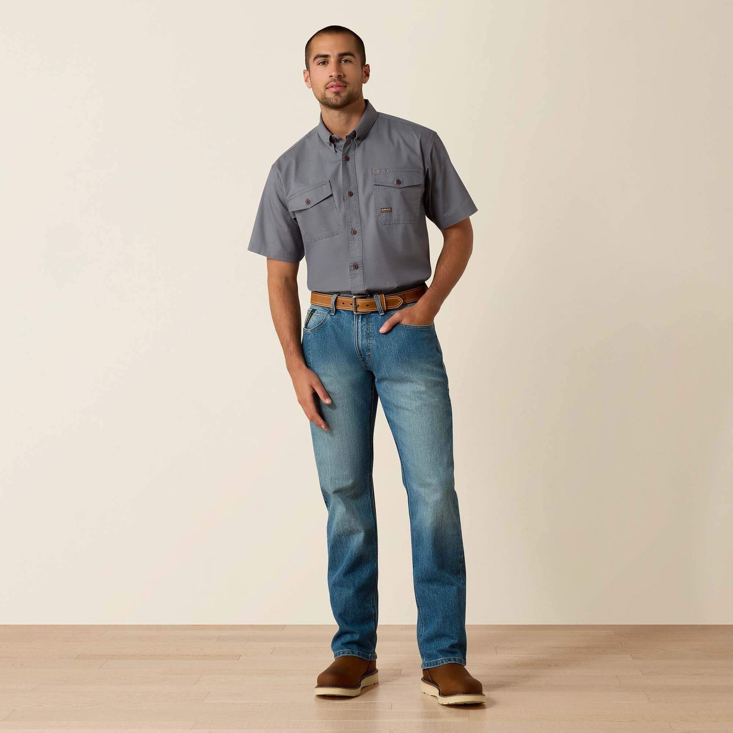 Ariat Rebar M5 DuraStretch Basic Stackable Straight Leg Jean