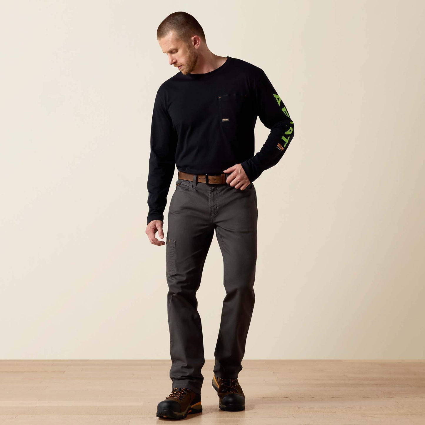 Ariat Rebar M4 Low Rise DuraStretch Made Tough Stackable Straight Leg Pant