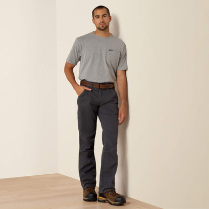 Ariat Rebar M4 Relaxed DuraStretch Washed Twill Dungaree Boot Cut Pant