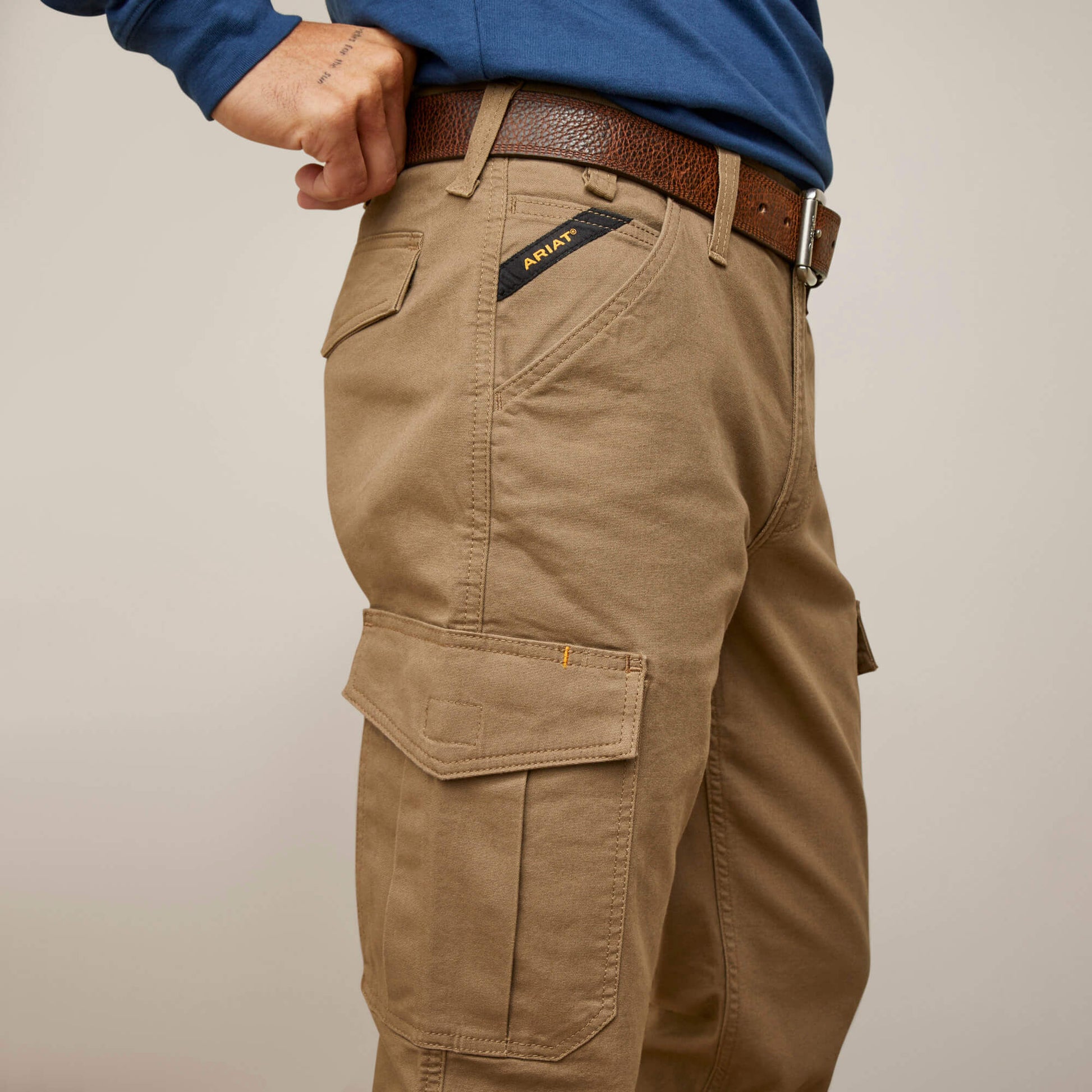 Ariat Rebar M4 Relaxed Made Tough Cargo Straight Pant