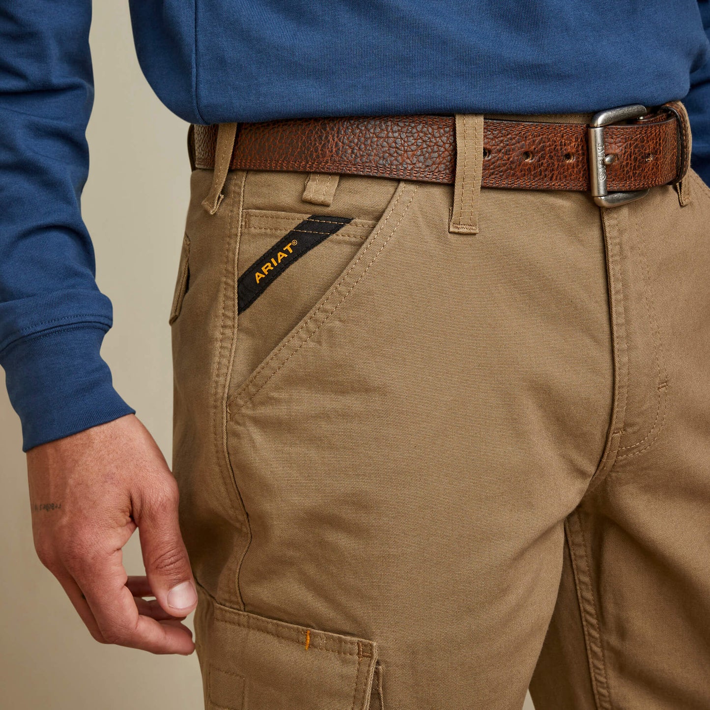 Ariat Rebar M4 Relaxed Made Tough Cargo Straight Pant