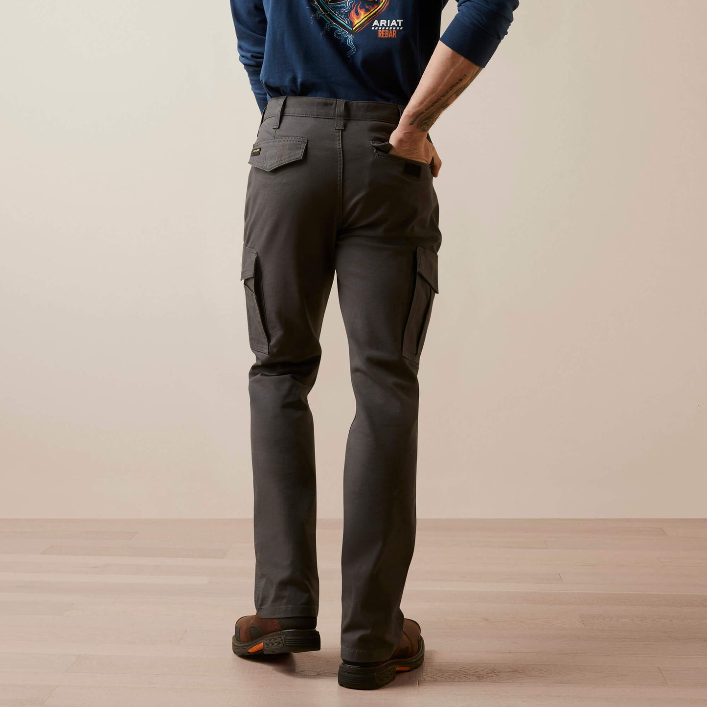 Ariat Rebar M4 Relaxed Made Tough Cargo Straight Pant