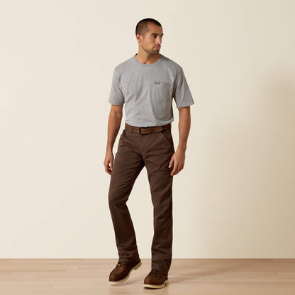 Ariat Rebar M5 Straight DuraStretch Washed Twill Dungaree Straight Leg Pant