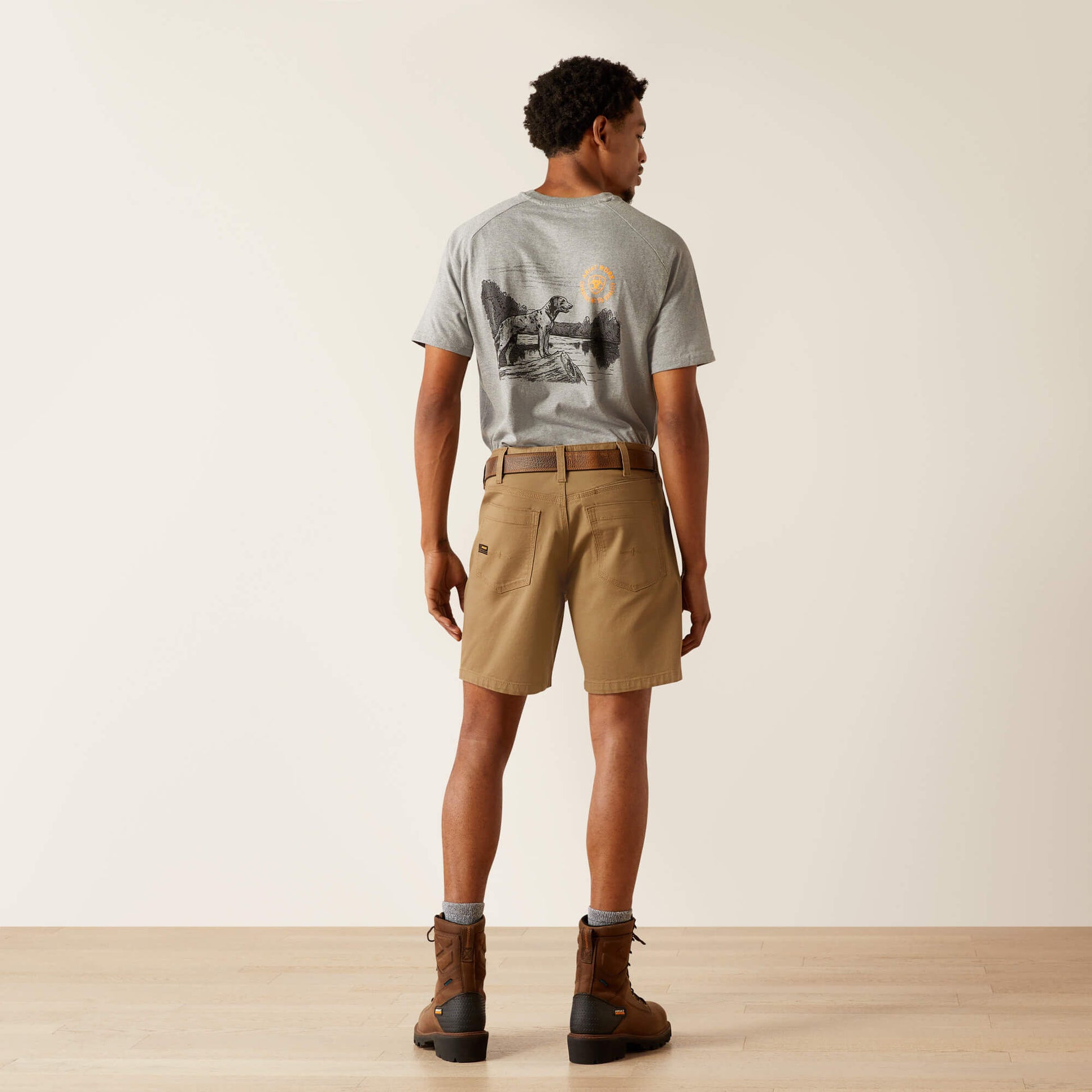 Ariat Rebar DuraStretch Made Tough 8" Short